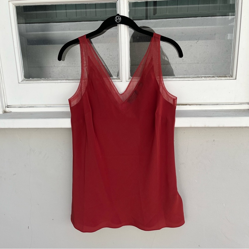 Ted Baker Red Sleeveless Blouse